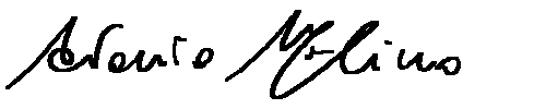 Firma di Antonio Morlino